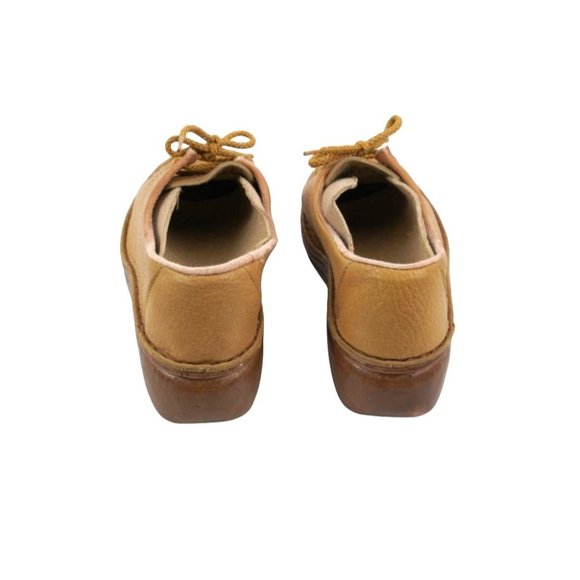 Vtg Wallabee Shoes, Leather Oxfords, Wallabee Stitchcraft Walking Shoes, Lace-Up - Picture 5 of 7